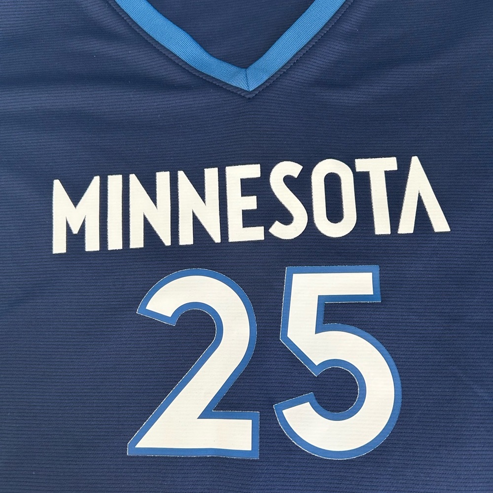 Minnesota Timberwolves Blue Tshirt/jersey women’s - Rose 25